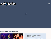 Tablet Screenshot of entreskolan.se